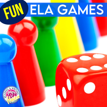 Preview of English Language Arts ELA Game Bundle - Creative Review and Test Prep Activities