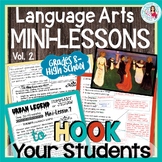 English Language Arts Hooks and Mini Lessons