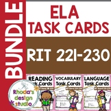 English Language Arts Reading Task Cards 221-230 Spiral Re
