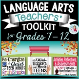 English Language Arts Teacher's Toolkit Bundle | Middle Sc