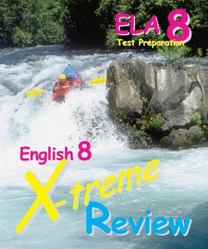 Preview of English Language Arts exam review (test preparation) 8th grade