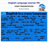 English Language Learner Staff PD Presentation {editable}