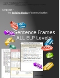 English Language Proficiency Sentence Frames - ALL Levels!