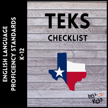 Preview of English Language Proficiency Standards (ELPS) Checklist for Texas