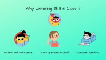 Preview of English Language Lesson 1 - The Listening Skill