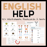 English Learners Activities- Basic ESL: tests, worksheets,