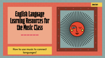 Preview of English Learning Language Resources for the Music Classroom