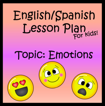 Preview of English Lesson Plan Esl: Emotions