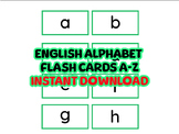 English Letter Flashcards