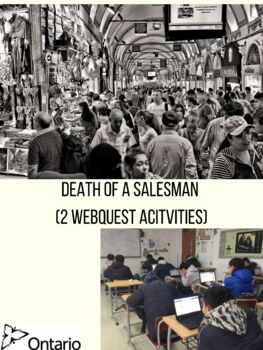 Preview of English Literature Class Webquest_Arthur Miller's Death of a Salesman