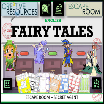 Preview of English Literature Fairy Tales Escape Room