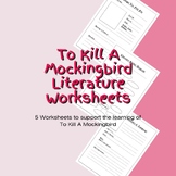 English Literature To Kill A Mockingbird Worksheets