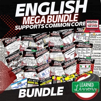 Preview of English MEGA BUNDLE, English Curriculum English Common Core