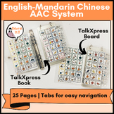 English - Mandarin Chinese AAC Communication System with A