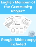 English Member of the Community Project|Social Studies | G