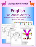 English Numbers, Colors, Parts of the Body - Fun Aliens Ac