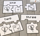 English - Numbers Puzzles for Valentine's or Friendship Days