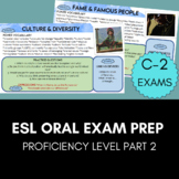 English Oral Exam Prep C2 part 2 Most Common Topics