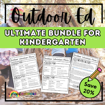Preview of English Outdoor Education Bundle