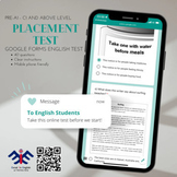 English Placement Test - Google Forms Pre- A1 to C1 & abov