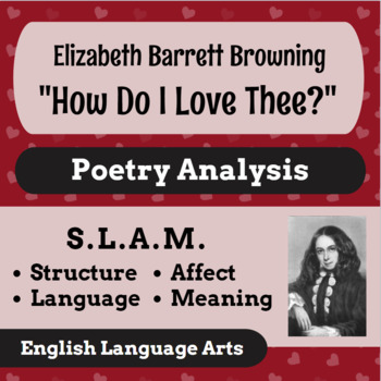 Sonnet 43 Browning Worksheets Teaching Resources Tpt