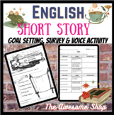 English Short Story Goal Setting Sheet, Interest Survey & 