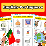 English-Portuguese Basic Vocabulary Flashcards, Beginning 