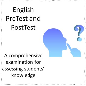 Preview of English PreTest and PostTest