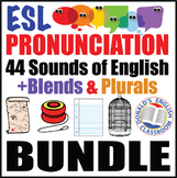 English Pronunciation Practice Bundle ESL ELL Game