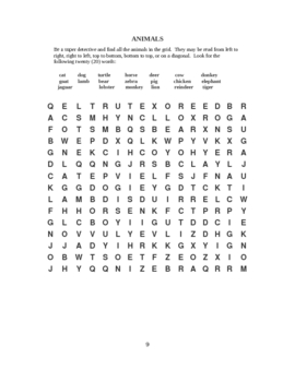 Preview of English Puzzles and Games Book