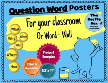Preview of English Question Word Posters