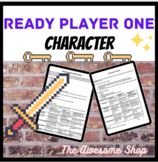 English READY PLAYER ONE Character Activity and Worksheet