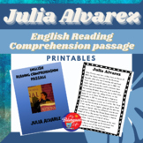 Julia Alvarez - English Biography Activity Printable - Wom