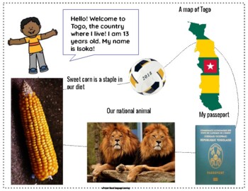 English Reading Comprehension: Meet Isoka from Togo (Francophone countries)