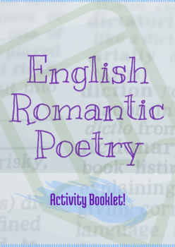 Preview of English Romantic Poetry Activity Booklet: William Wordsworth and William Blake
