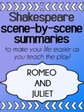 English - Romeo and Juliet - Scene Summaries