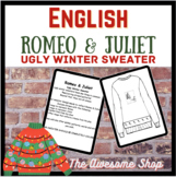 English Romeo and Juliet Ugly Winter Sweater Design Activity