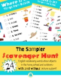 English Scavenger Hunt