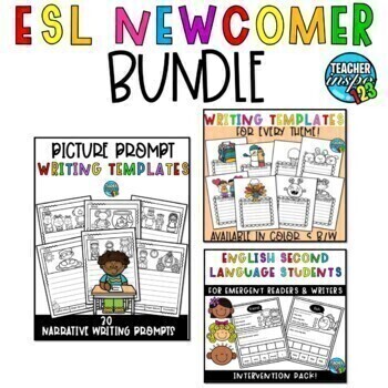 Preview of ESL Newcomers Curriculum Vocabulary Activities - ESL Reading and Writing Bundle