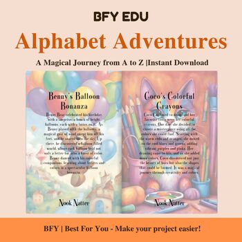 English Short Story for Kids: Alphabet Adventures: A Magical Journey from A  to Z