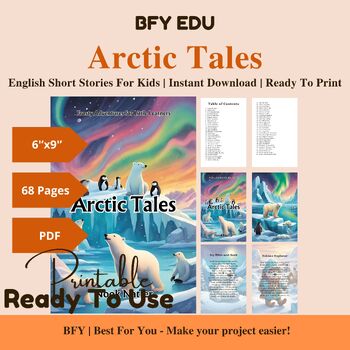 Preview of English Short Story for Kids: Arctic Tales, 60 Short Stories, 68 Pages