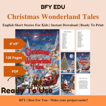Preview of English Short Story for Kids: Christmas Wonderland Tales, 60 Short Stories