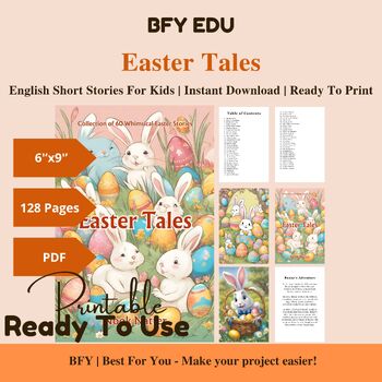 Preview of English Short Story for Kids: Easter Tales, 60 Short Stories, 128 Pages