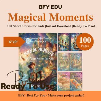 Preview of English Short Story for Kids : Magical Moments: 100 Short Stories for Kids