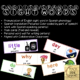 English Sight Words with Spanish Pronunciation and Translation