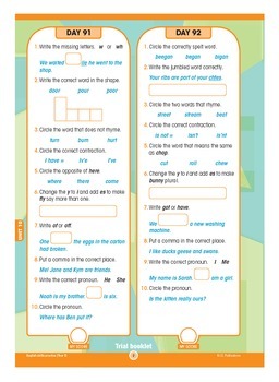 english skills practice year 2 australian curriculum literacy tpt