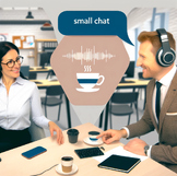 English Small Talk Audio Clip: Authentic Colleague Convers