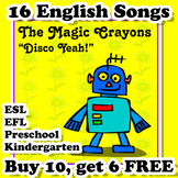 English Songs for ESL EFL Kindergarten and Preschool - Bundle #2