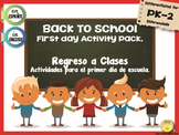 English + Spanish Back to School Activity Pack Regreso a C
