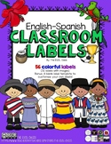 English-Spanish Classroom Item Labels